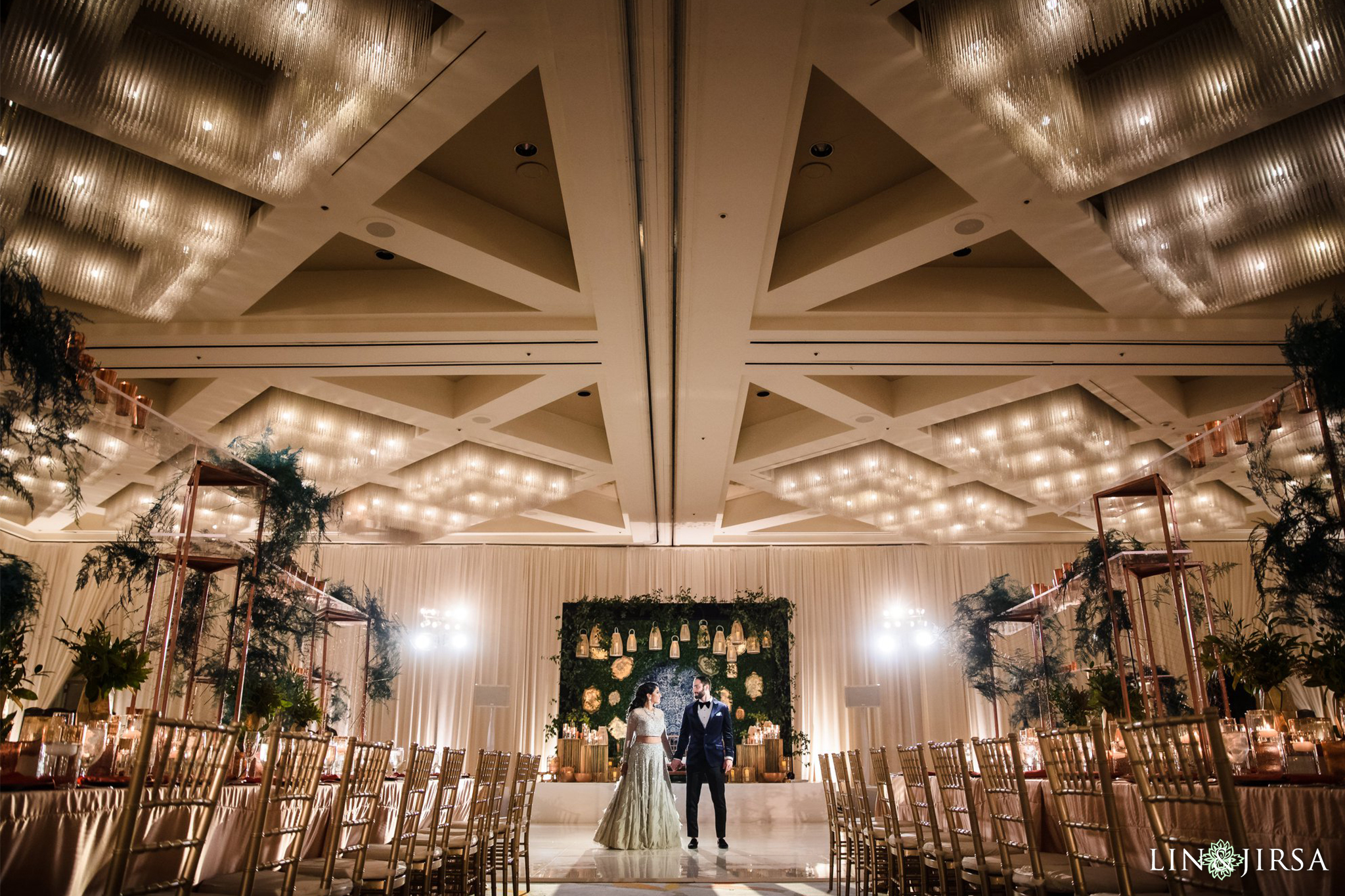 Wedding reception at Hotel Irvine photographed by Lin and Jirsa Photography
