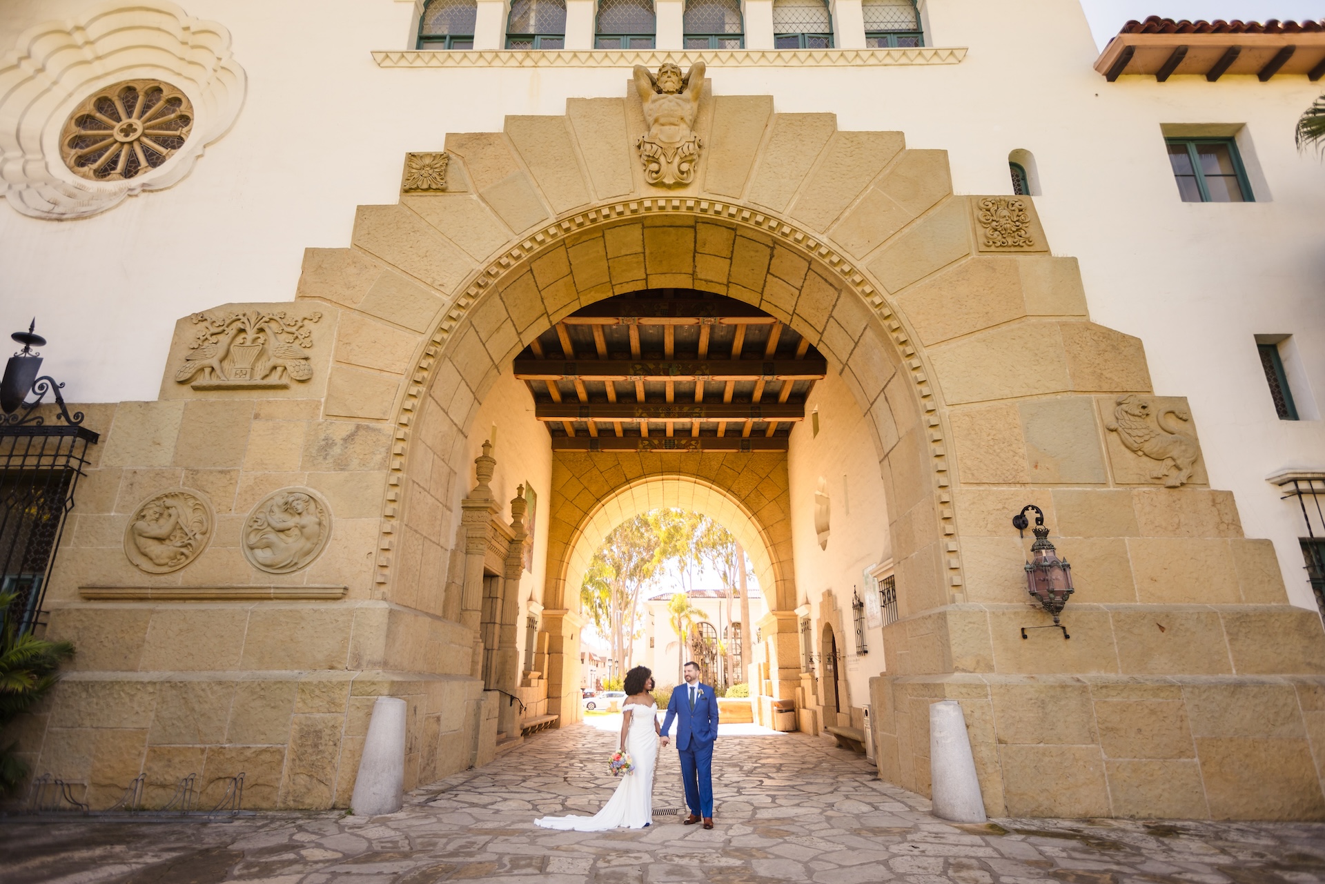 santa barbara courthouse weddingLAR 0520 Edit
